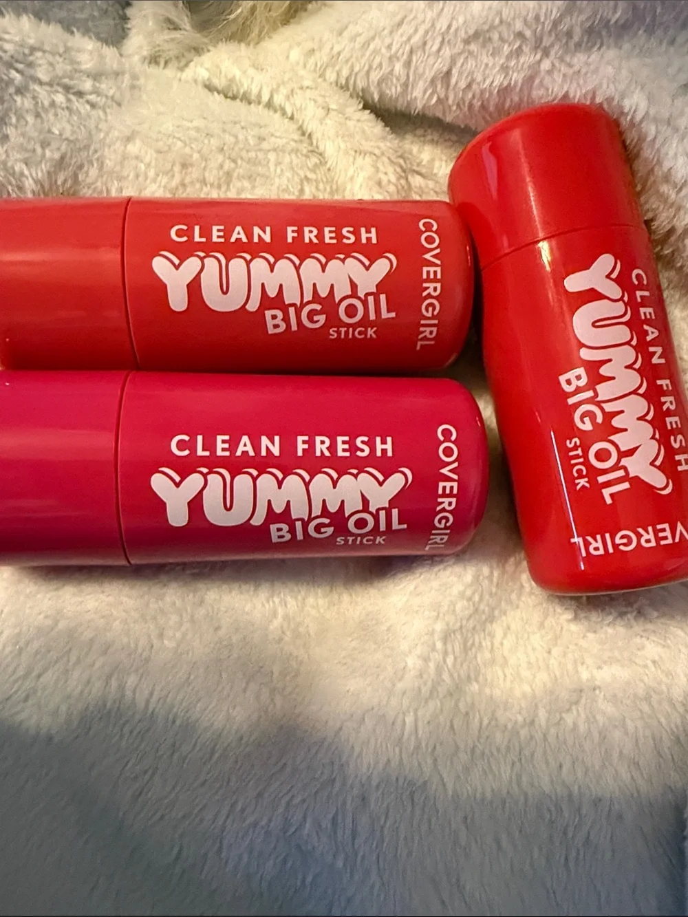 COVERGIRL Yummy Big Oil Stick Trio - Pink & Red